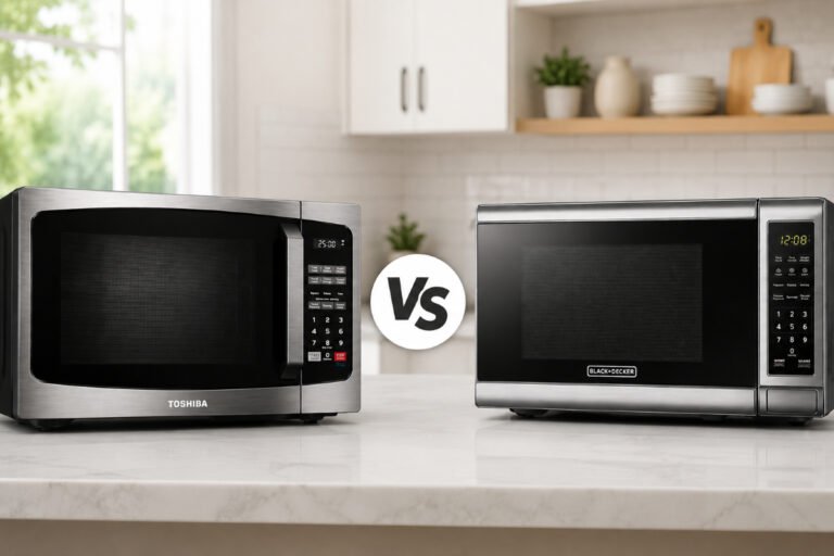 DECKER Countertop Microwave Oven Vs TOSHIBA Microwave Oven: