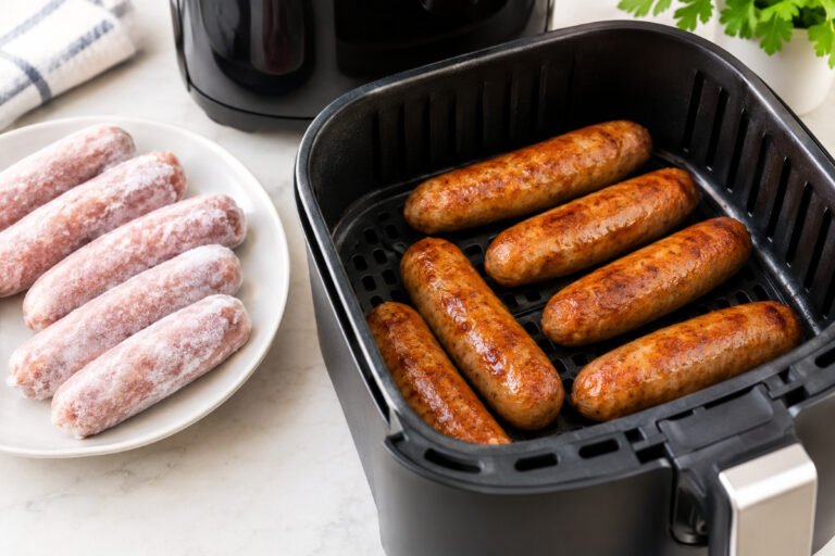 How Long To Cook Frozen Sausage In Air Fryer: Time & Temp
