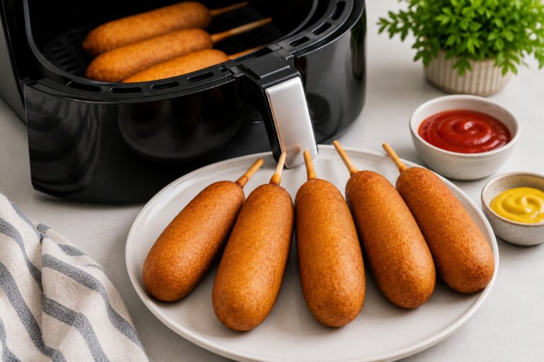 How Long To Cook Corn Dogs In The Air Fryer: Time & Temp