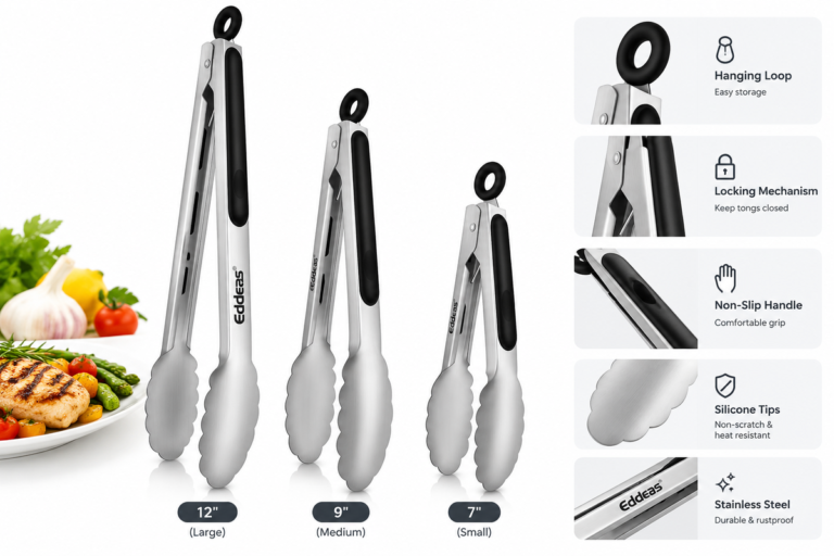 stainless steel kitchen tongs review