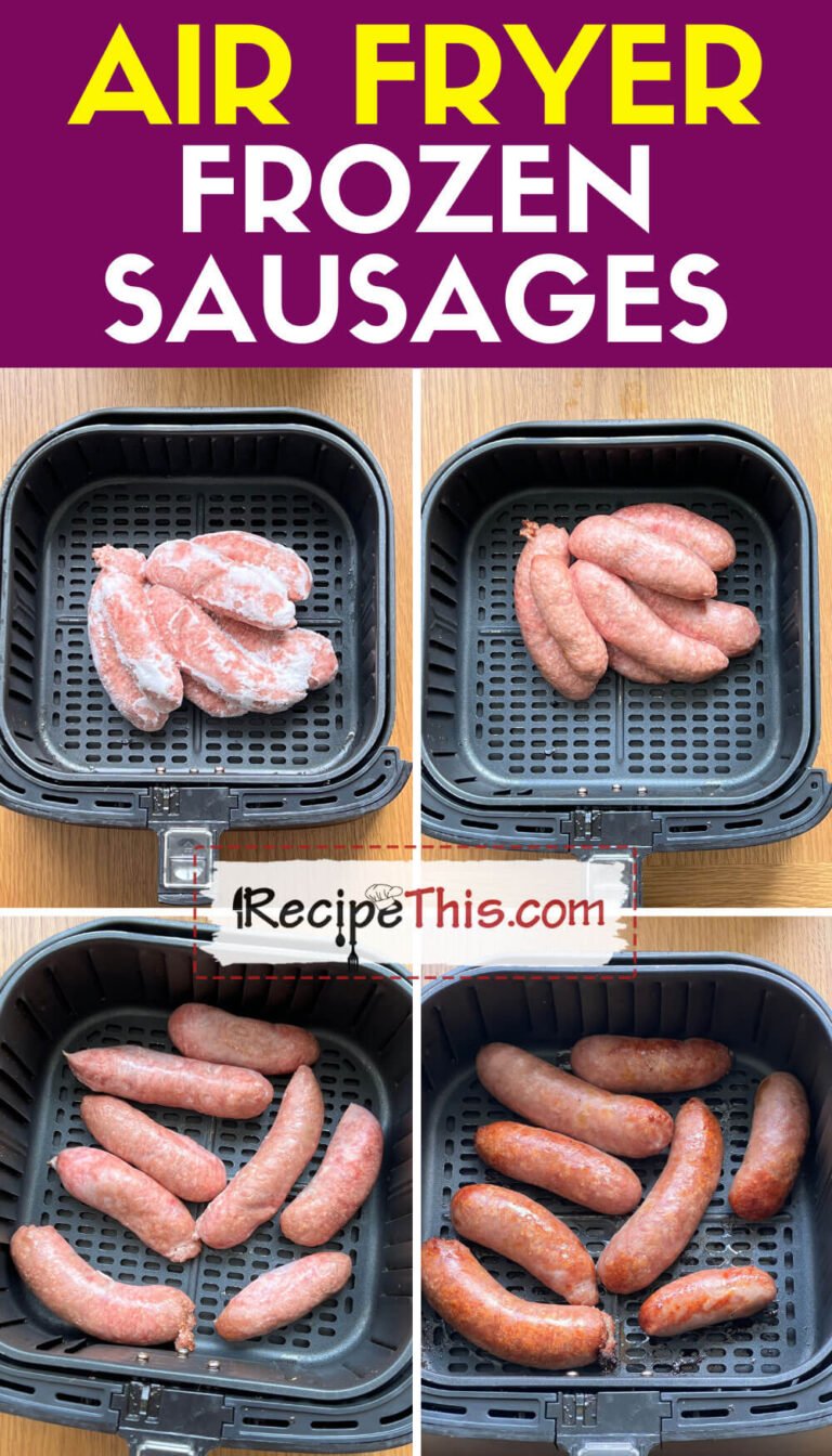 How To Cook Sausages From Frozen In Air Fryer
